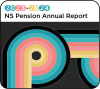 The cover of the 2023-2024 NS Pension Annual Report